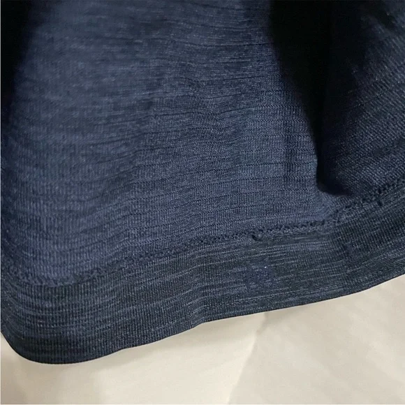 Lululemon vent tech polo shirt men’s size M blue train office travel - Picture 15 of 16